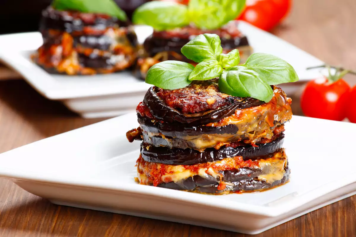 Aubergines à la Parmigiana